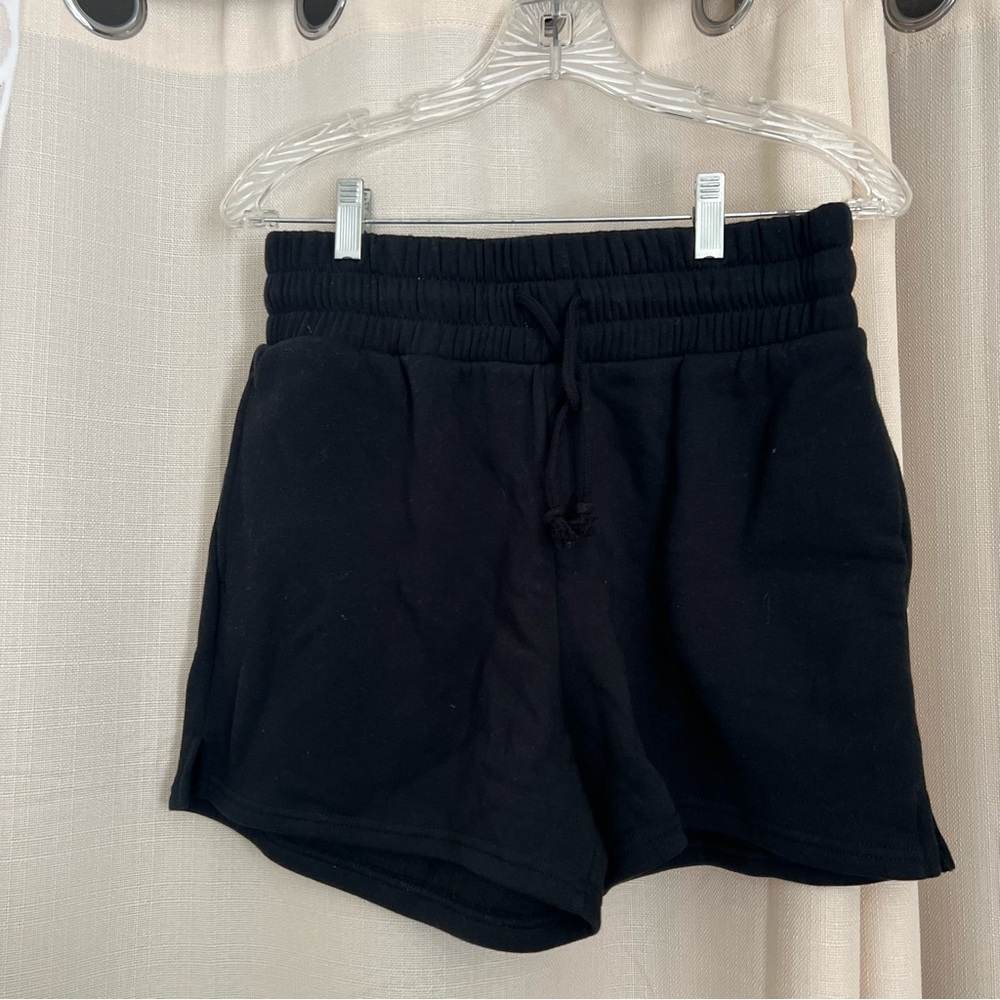 Women's Black Sweat Shorts